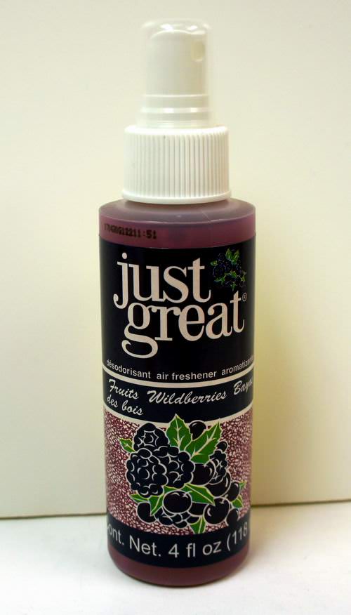 Wholesale Just Great Wildberries Scented Air Freshener Pump Sprays 4 fl