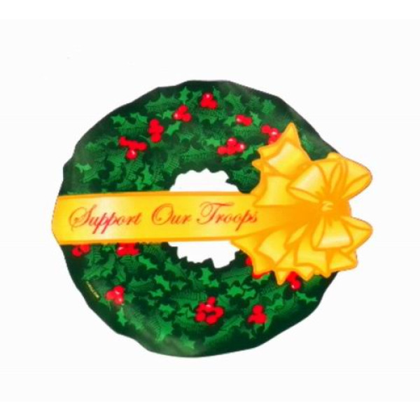 Buy Support Our Troops Wreath Car Magnet Made In The Usa Cheap H J Liquidators And Closeouts Inc