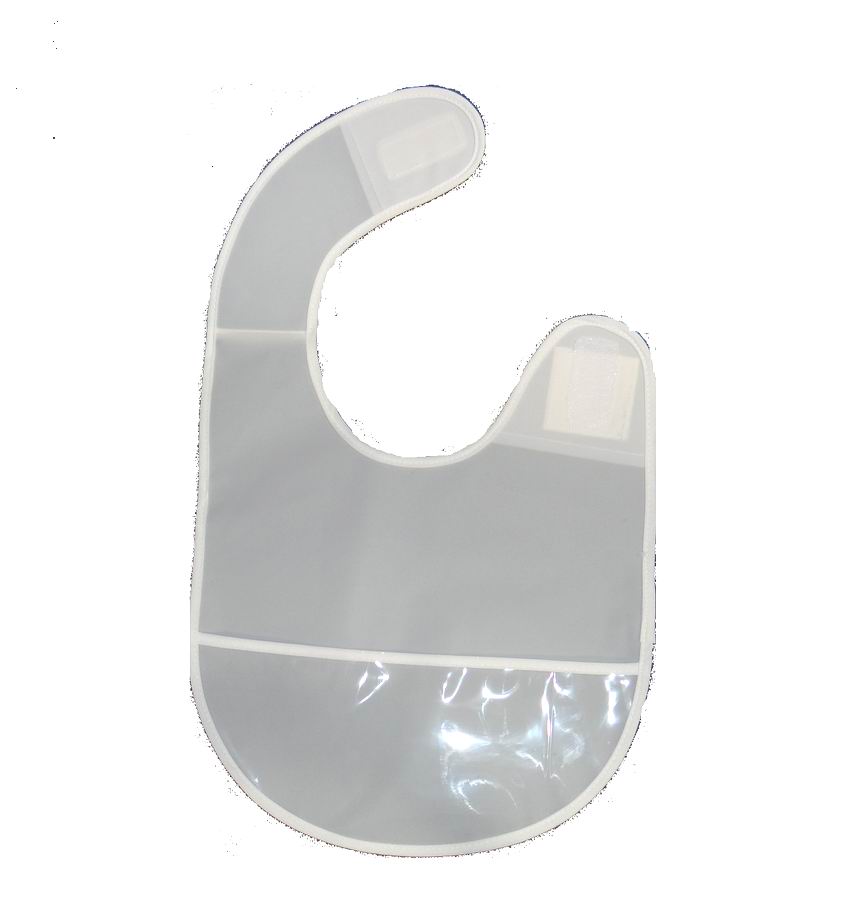 plastic baby bibs with pocket