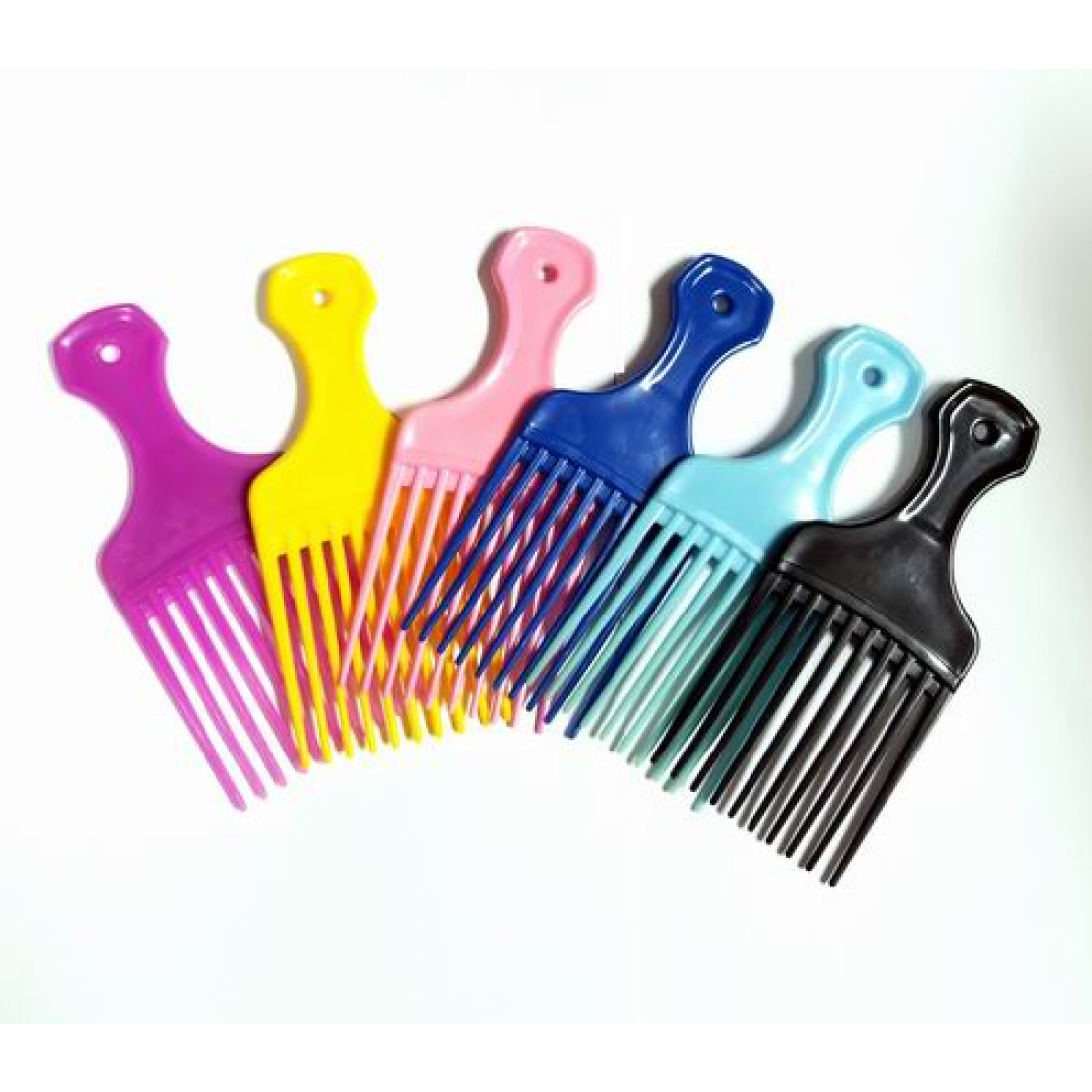 Buy Plastic Afro Hair Lifting Pik Pick Detangler Annie Style Comb 5.25 ...