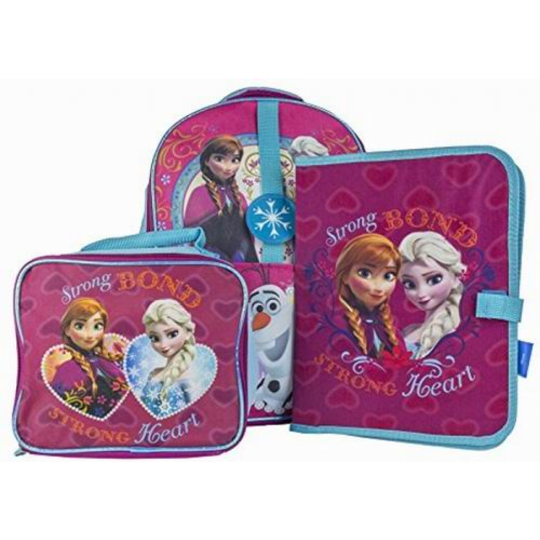 frozen backpack with lunch bag