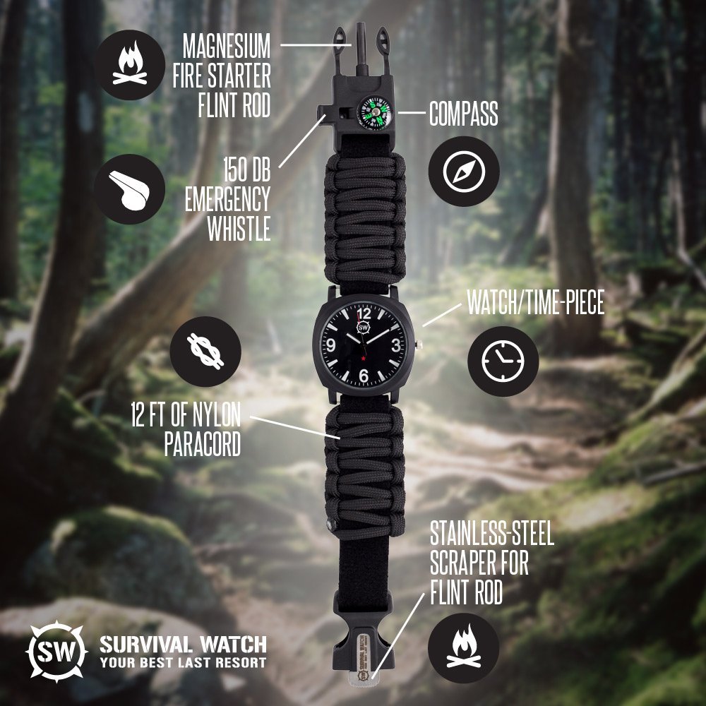 hd tactical survival watch instructions