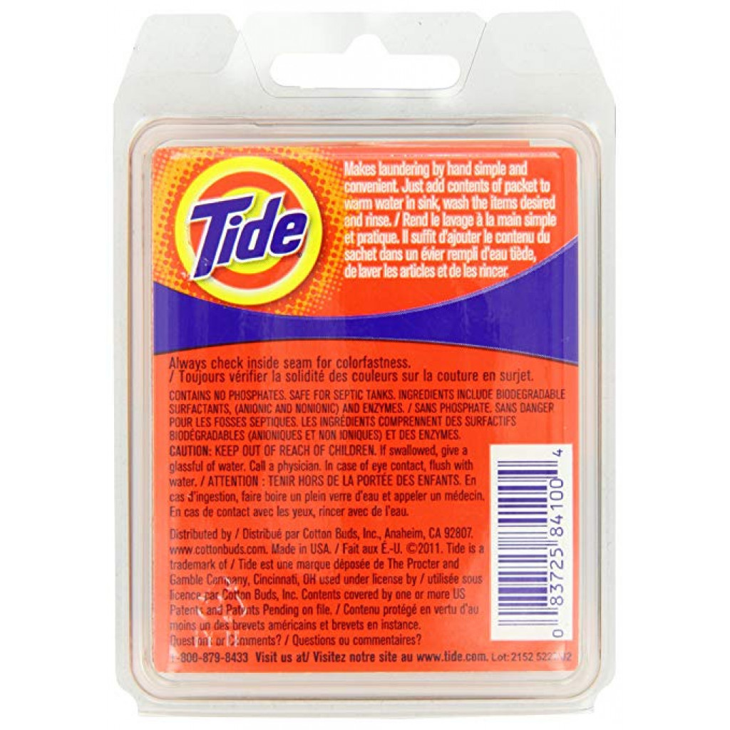 Buy Tide Travel Sink Packets, 3-Count Pack - Only 60 Cents/Pack Cheap ...