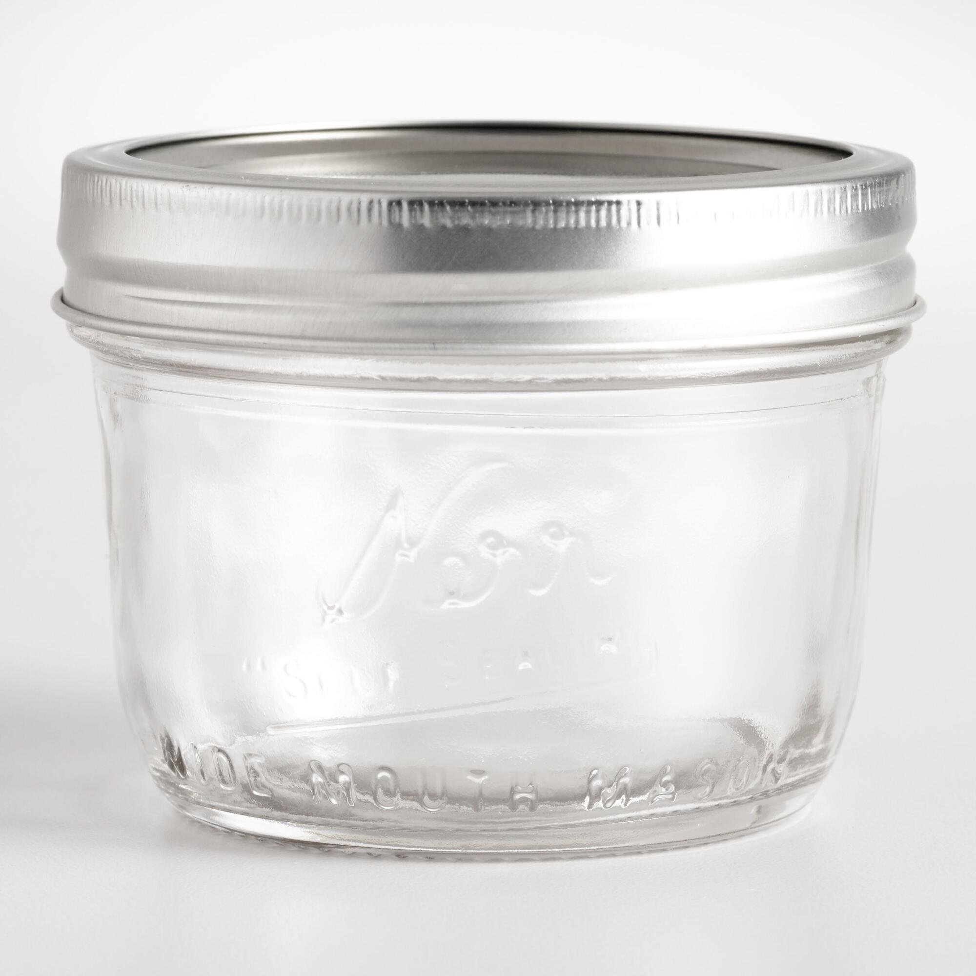 Buy Pallet Deal - Kerr Wide Mouth 8 Oz. Glass Mason Jars Cheap | H&J