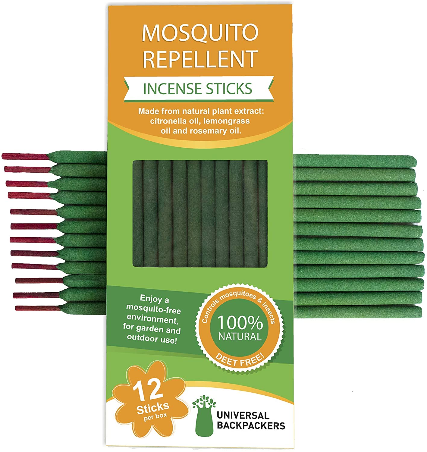 Buy Universal Backpackers Mosquito Repellent Incense Sticks 12 Per Pack