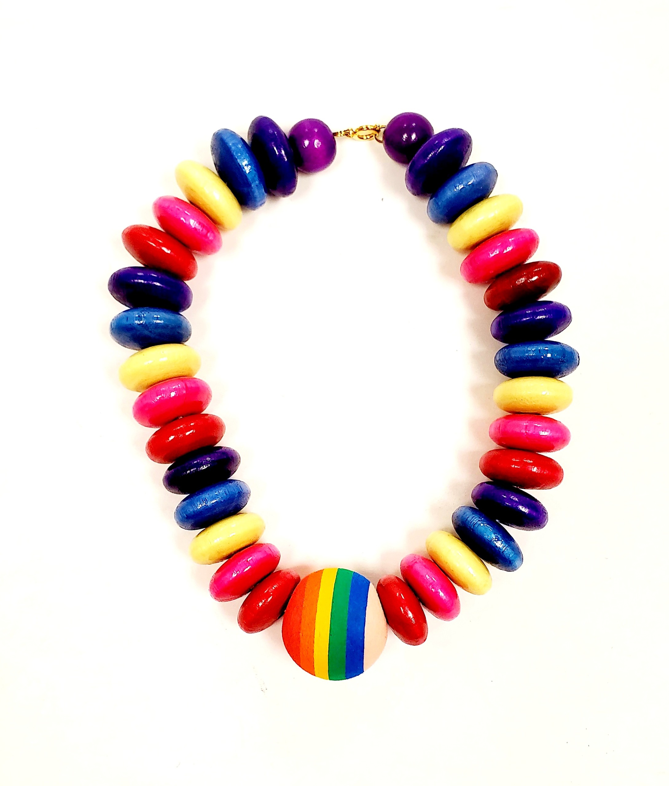 buy-kids-beaded-wooden-rainbow-necklace-cheap-h-j-liquidators-and