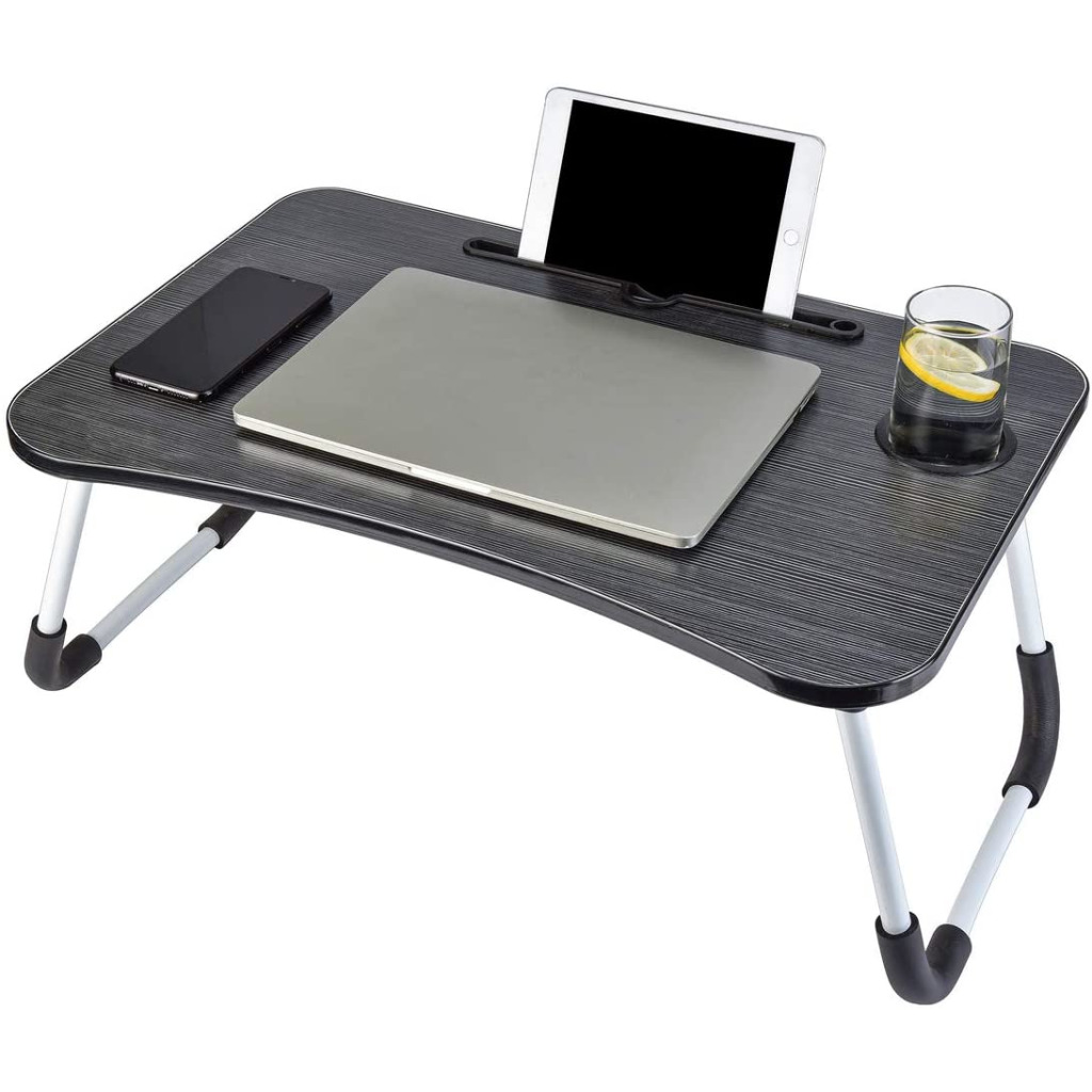 buy-lap-desk-portable-foldable-laptop-tray-table-black-cheap-h-j