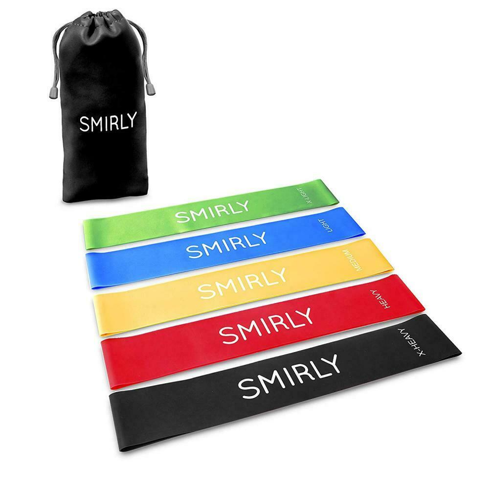 Hip Resistance Training Bands Exercise Set by Smirly