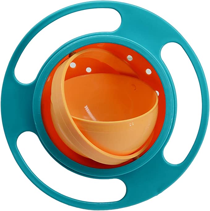 Gyro Spill-Proof Baby Bowl I 360 Gyro Spill-Resistance Baby Bowl