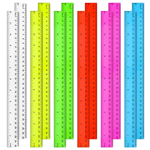 Plastic Rulers, 6