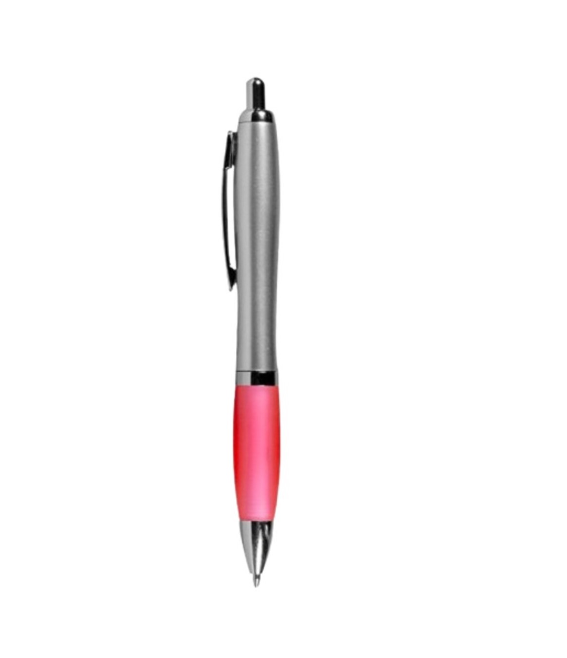 Silver Matte Curve Gel Plastic Pen – Black Ink – Bubblegum Pink – Item  #6370 GP1571PKBB – H&J Liquidators and Closeouts, Inc